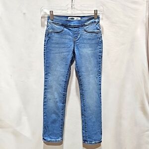 Old Navy Kids, Pull On, Skinny Jeans, Built-in Tough, Elastic Waist, Stretch M/8